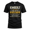 KIMBERLY TM90-K04-125 - NAME Legendary Know-It-All Personalized Funny Shirt