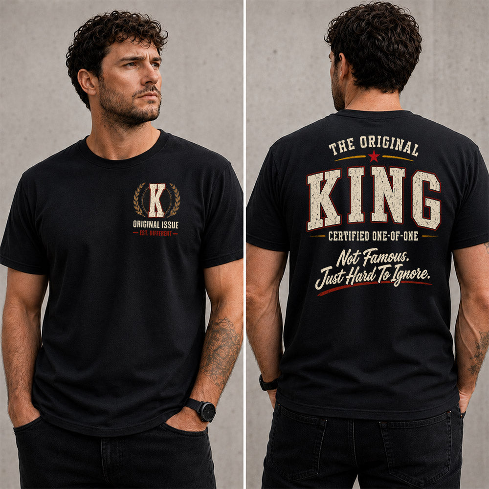 KING W68-F2-168 – Personalized Original Issue Apparel “The Original NAME Certified One-of-One"