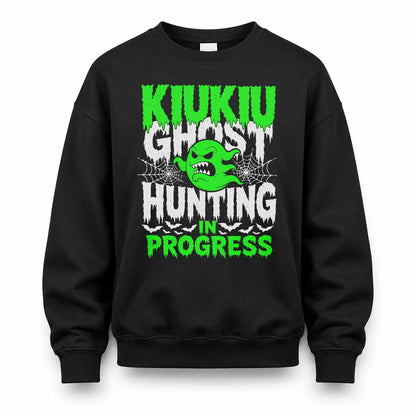 KIUKIU HW22-K06-109 - NAME Ghost Hunting In Progress Personalized Halloween Shirt