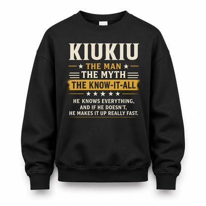 KIUKIU TM90-K04-125 - NAME Legendary Know-It-All Personalized Funny Shirt