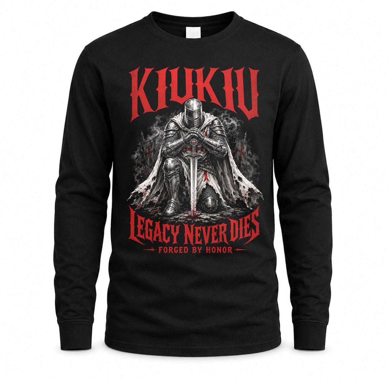 KIUKIU HS90-K04-109 - NAME Legacy Never Dies Forged By Honor Personalized Knight