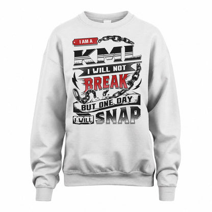 KML HP28-K4-129 – Personalized Name Quote T-Shirt “I Will Not Break, But One Day I Will Snap”