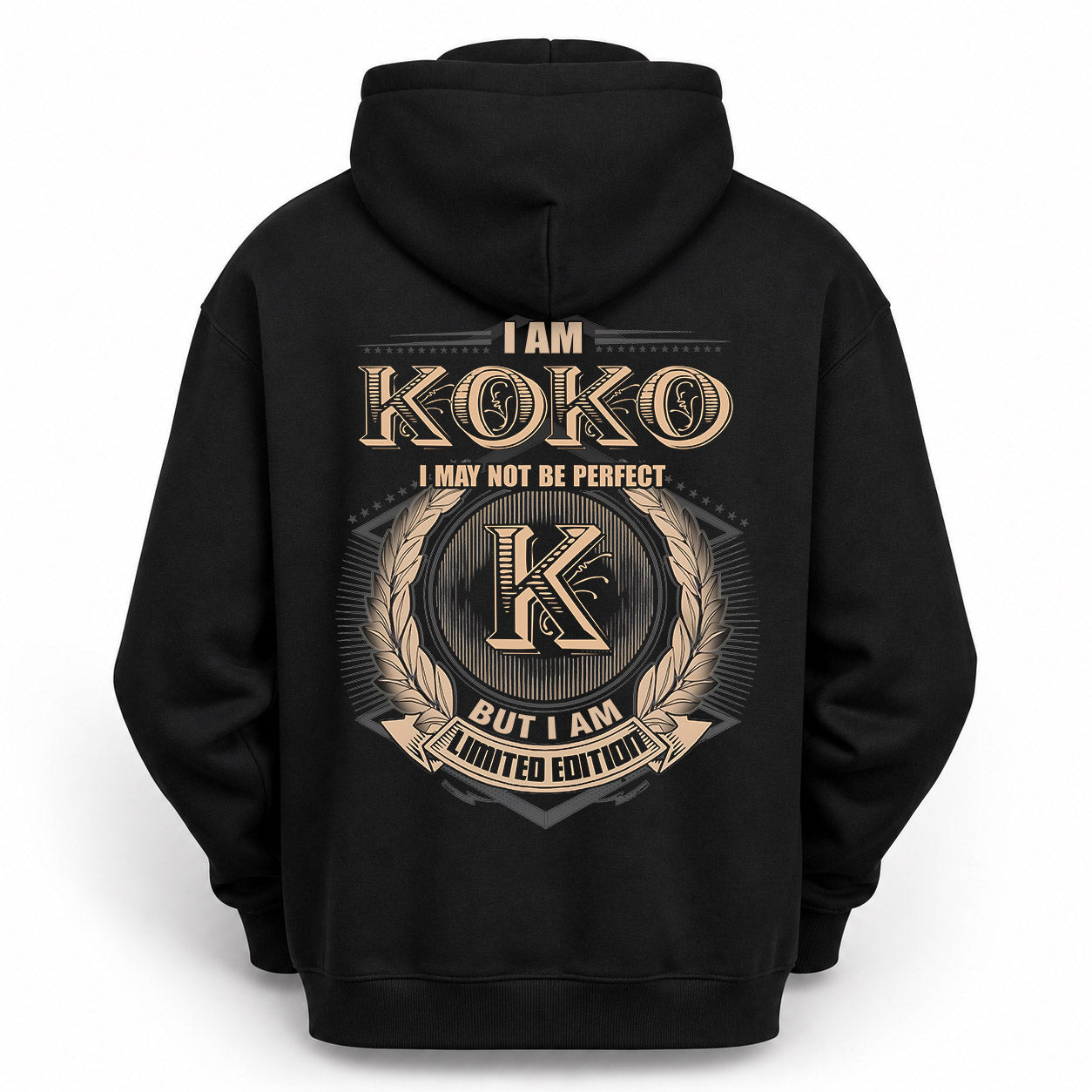KOKO PH55-T25-Personalized Name Quote Apparel “I Am NAME May Not Be Perfect But I Am Limited Edition”