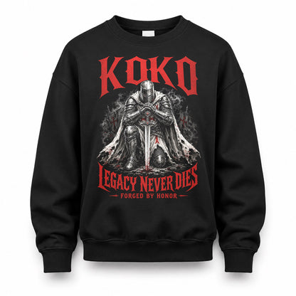 KOKO HS90-K04-109 - NAME Legacy Never Dies Forged By Honor Personalized Knight