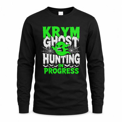 KRYM HW22-K06-109 - NAME Ghost Hunting In Progress Personalized Halloween Shirt