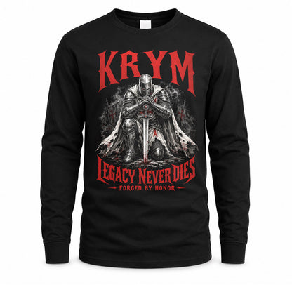 KRYM HS90-K04-109 - NAME Legacy Never Dies Forged By Honor Personalized Knight