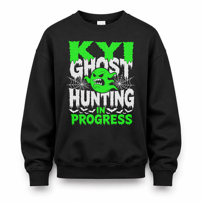 KYI HW22-K06-109 - NAME Ghost Hunting In Progress Personalized Halloween Shirt