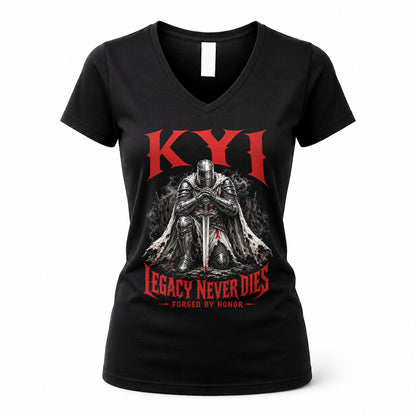 KYI HS90-K04-109 - NAME Legacy Never Dies Forged By Honor Personalized Knight