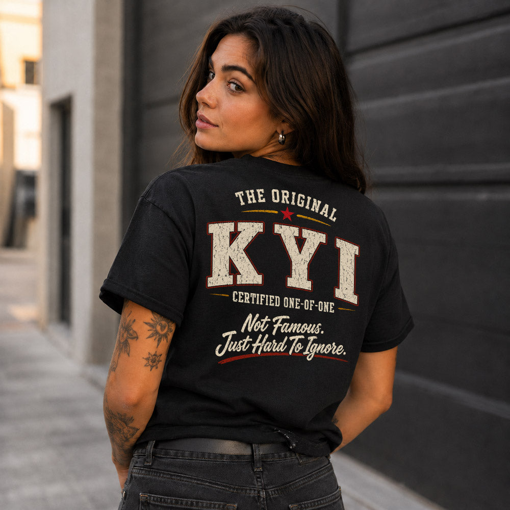 KYI W68-F2-168 – Personalized Original Issue Apparel “The Original NAME Certified One-of-One"