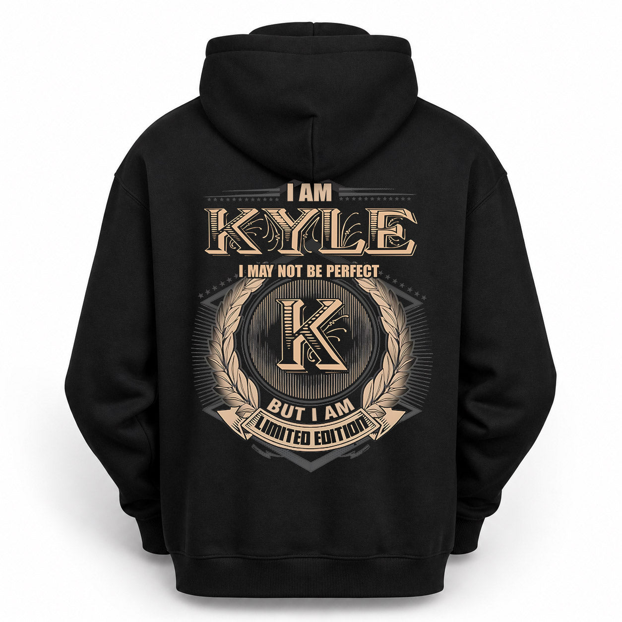 KYLE PH55-T25-Personalized Name Quote Apparel “I Am NAME May Not Be Perfect But I Am Limited Edition”