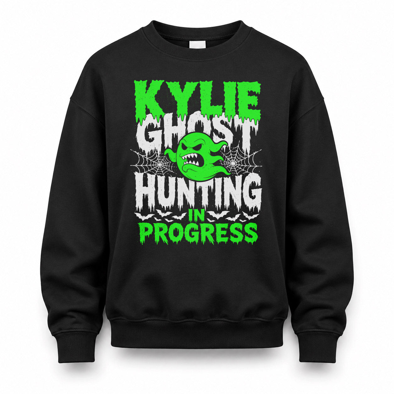 KYLIE HW22-K06-109 - NAME Ghost Hunting In Progress Personalized Halloween Shirt
