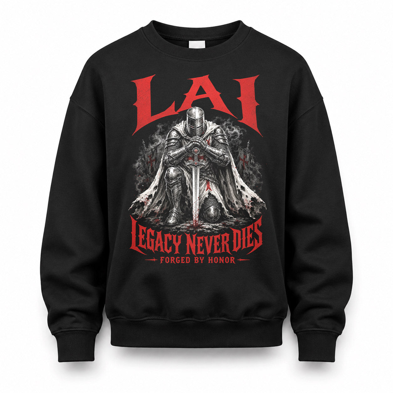 LAI HS90-K04-109 - NAME Legacy Never Dies Forged By Honor Personalized Knight