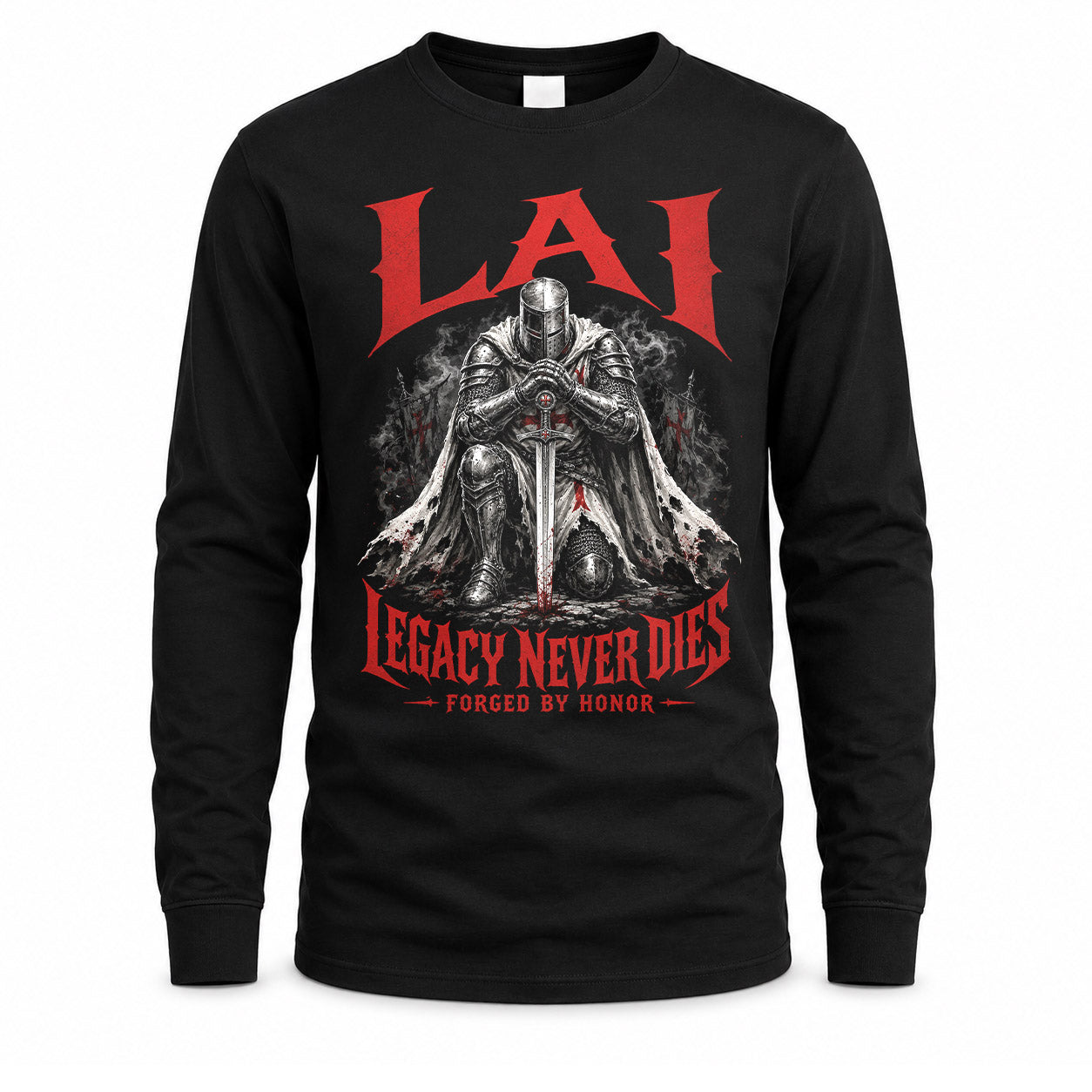 LAI HS90-K04-109 - NAME Legacy Never Dies Forged By Honor Personalized Knight