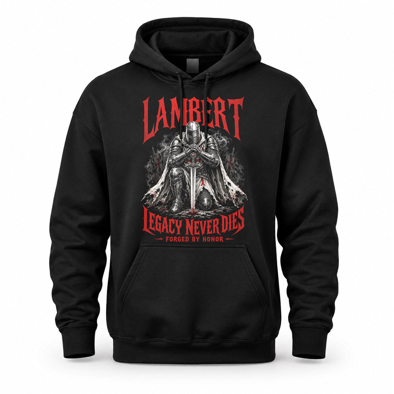 LAMBERT HS90-K04-109 - NAME Legacy Never Dies Forged By Honor Personalized Knight