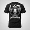 LAM P01-K24-229 – Personalized Skull Graphic Apparel “I Am NAME I May Not Be Perfect But I Am Limited Edition”