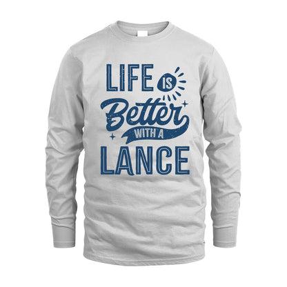 LANCE HH88-K2–Personalized Name Quote T-Shirt Life Is Better With Unisex Gift