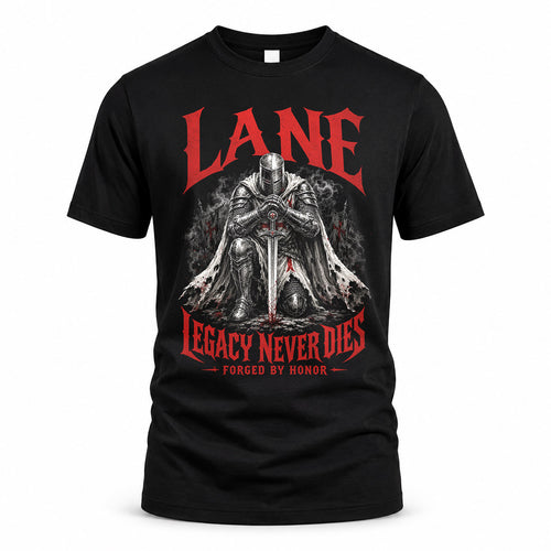 LANE HS90-K04-109 - NAME Legacy Never Dies Forged By Honor Personalized Knight