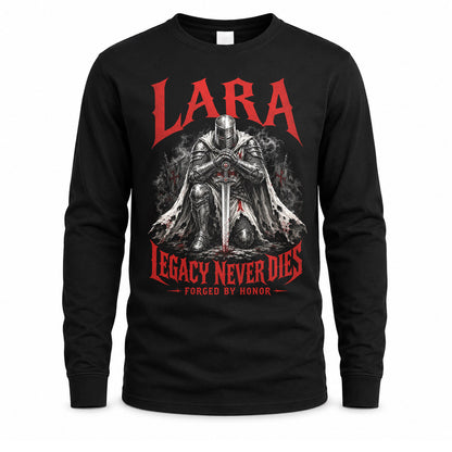 LARA HS90-K04-109 - NAME Legacy Never Dies Forged By Honor Personalized Knight