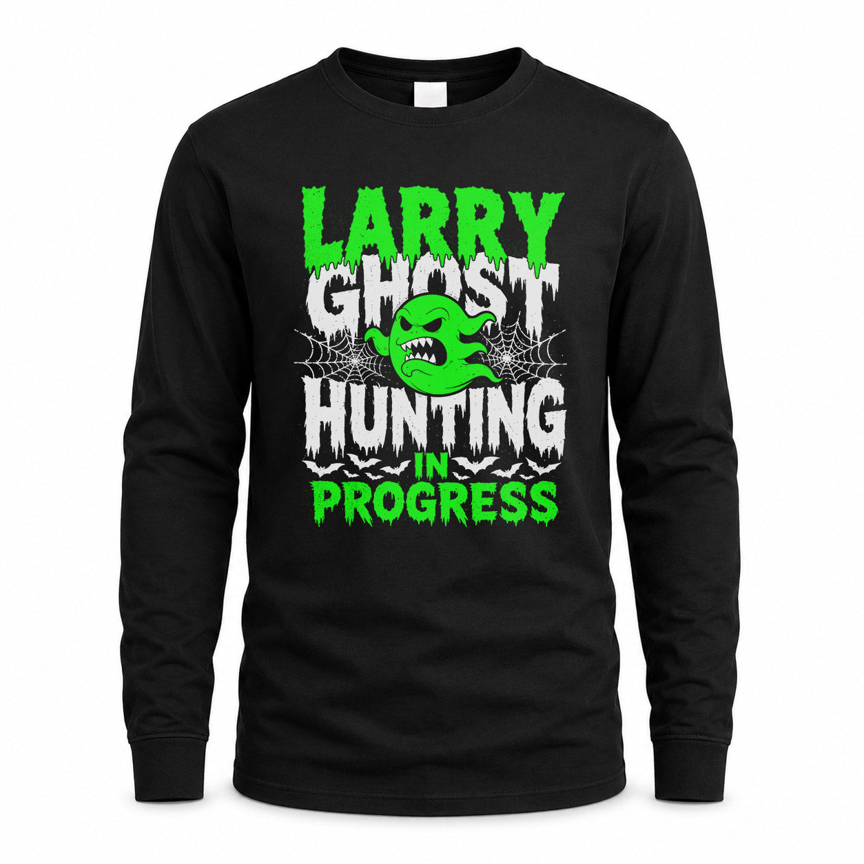 LARRY HW22-K06-109 - NAME Ghost Hunting In Progress Personalized Halloween Shirt