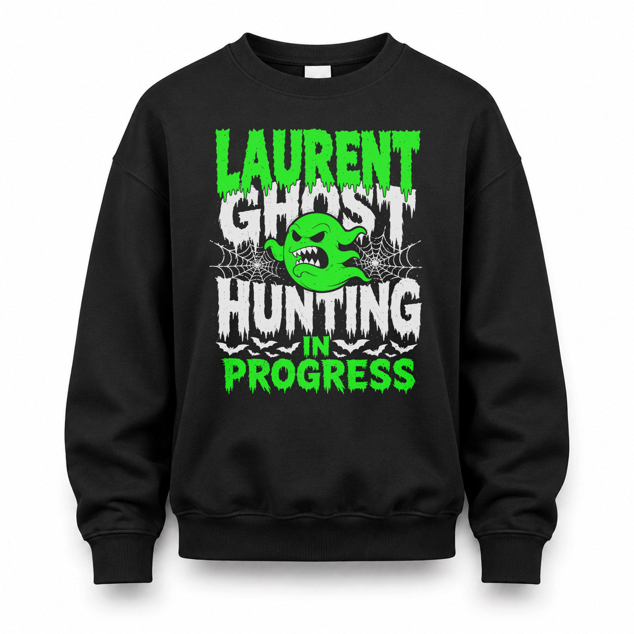 LAURENT HW22-K06-109 - NAME Ghost Hunting In Progress Personalized Halloween Shirt