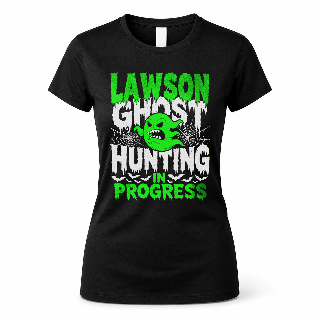 LAWSON HW22-K06-109 - NAME Ghost Hunting In Progress Personalized Halloween Shirt