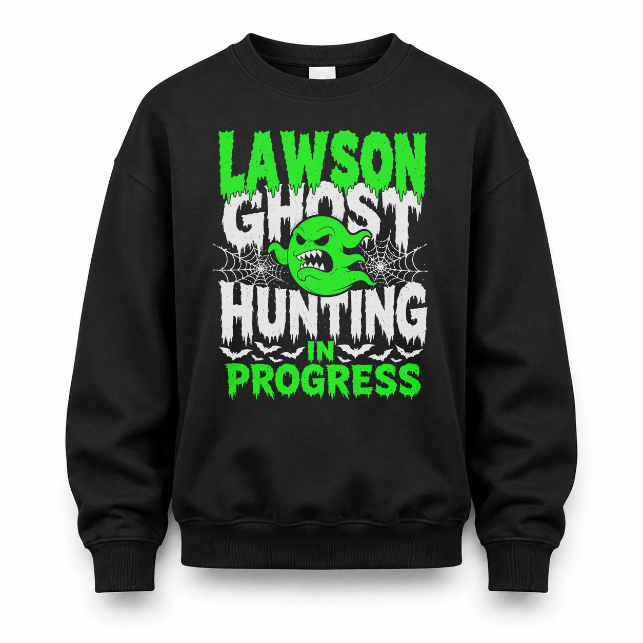 LAWSON HW22-K06-109 - NAME Ghost Hunting In Progress Personalized Halloween Shirt