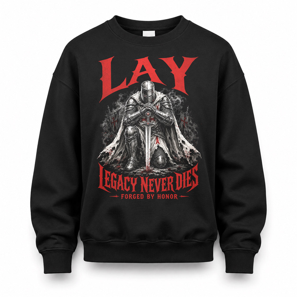 LAY HS90-K04-109 - NAME Legacy Never Dies Forged By Honor Personalized Knight