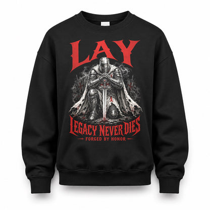 LAY HS90-K04-109 - NAME Legacy Never Dies Forged By Honor Personalized Knight
