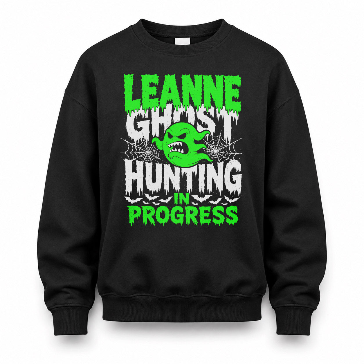 LEANNE HW22-K06-109 - NAME Ghost Hunting In Progress Personalized Halloween Shirt