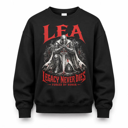 LEA HS90-K04-109 - NAME Legacy Never Dies Forged By Honor Personalized Knight