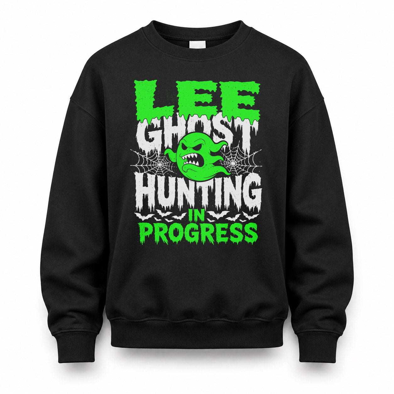 LEE HW22-K06-109 - NAME Ghost Hunting In Progress Personalized Halloween Shirt