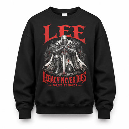 LEE HS90-K04-109 - NAME Legacy Never Dies Forged By Honor Personalized Knight
