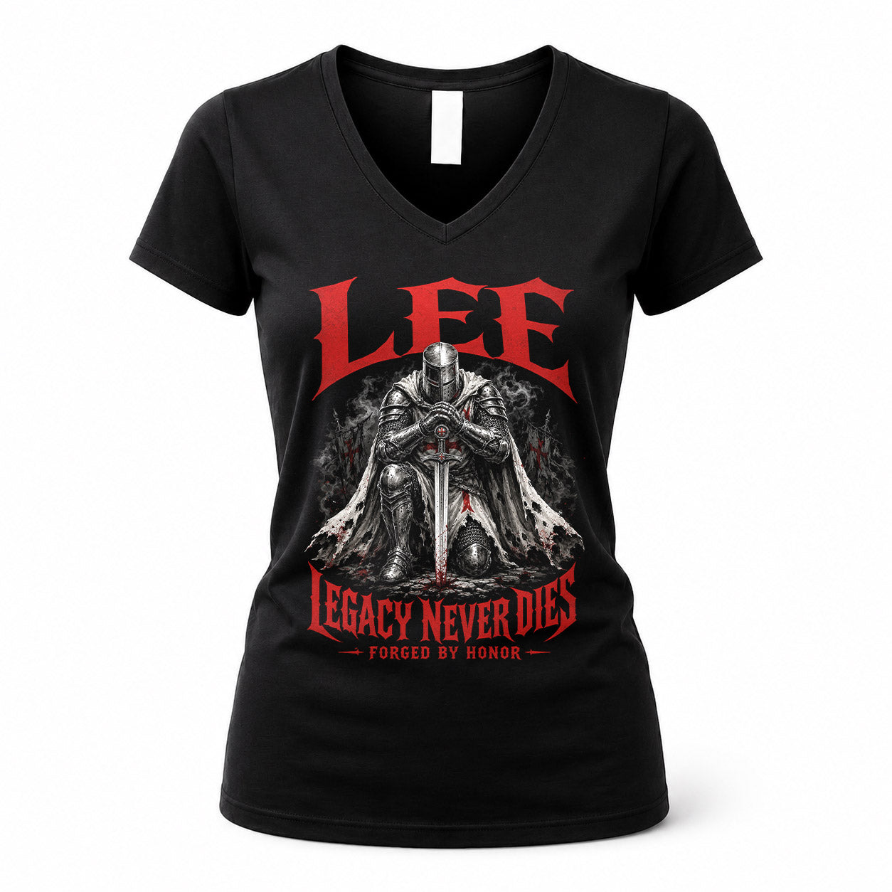 LEE HS90-K04-109 - NAME Legacy Never Dies Forged By Honor Personalized Knight