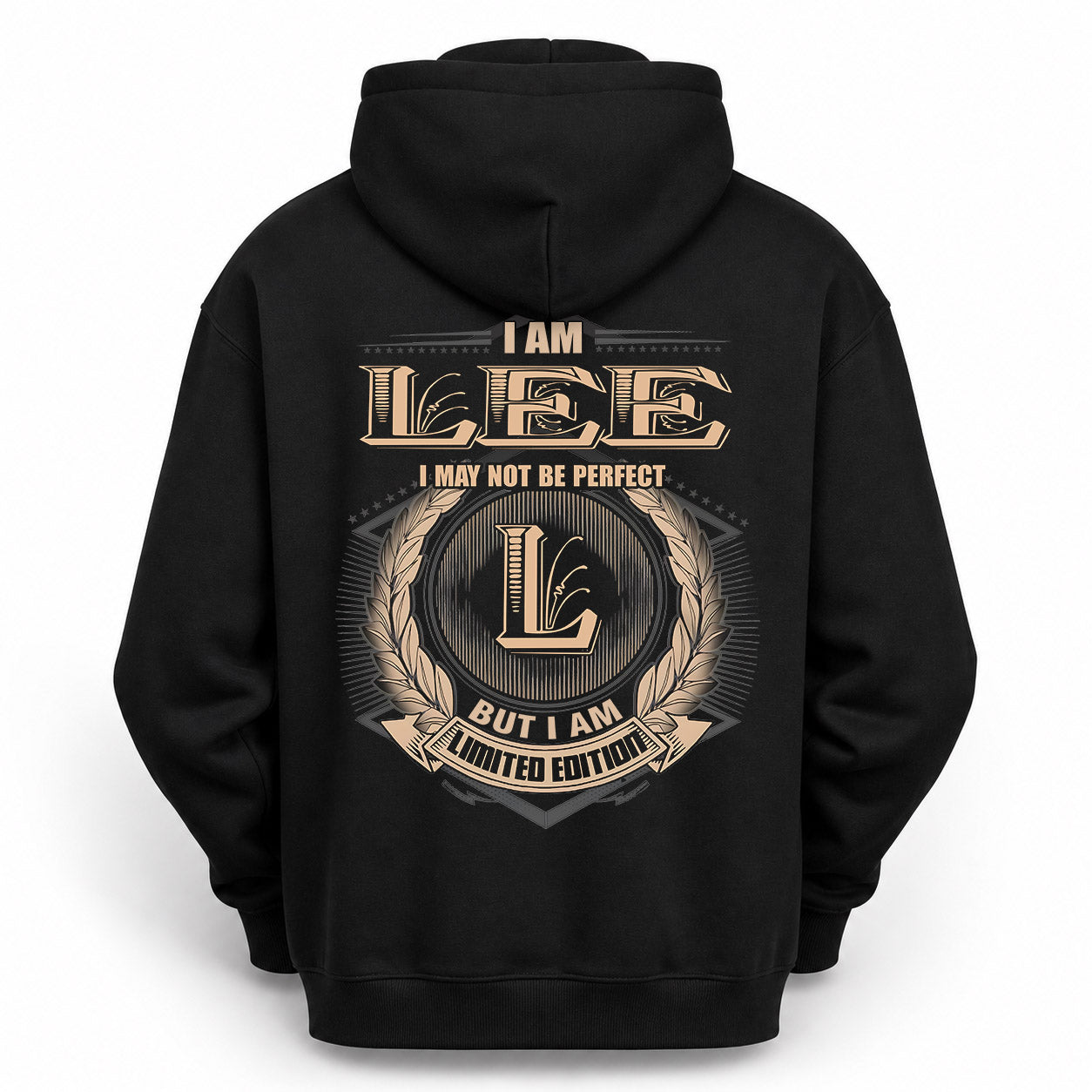 LEE PH55-T25-Personalized Name Quote Apparel “I Am NAME May Not Be Perfect But I Am Limited Edition”