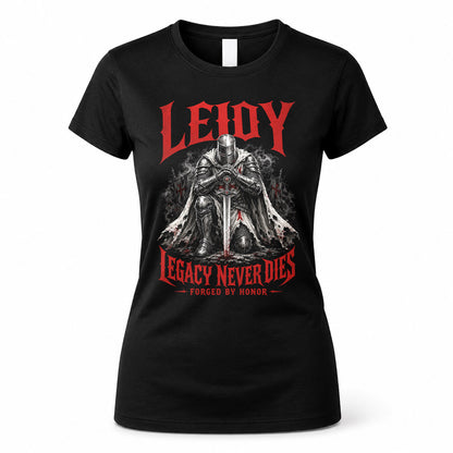 LEIDY HS90-K04-109 - NAME Legacy Never Dies Forged By Honor Personalized Knight