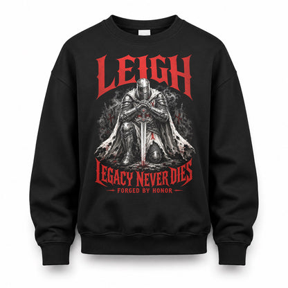 LEIGH HS90-K04-109 - NAME Legacy Never Dies Forged By Honor Personalized Knight