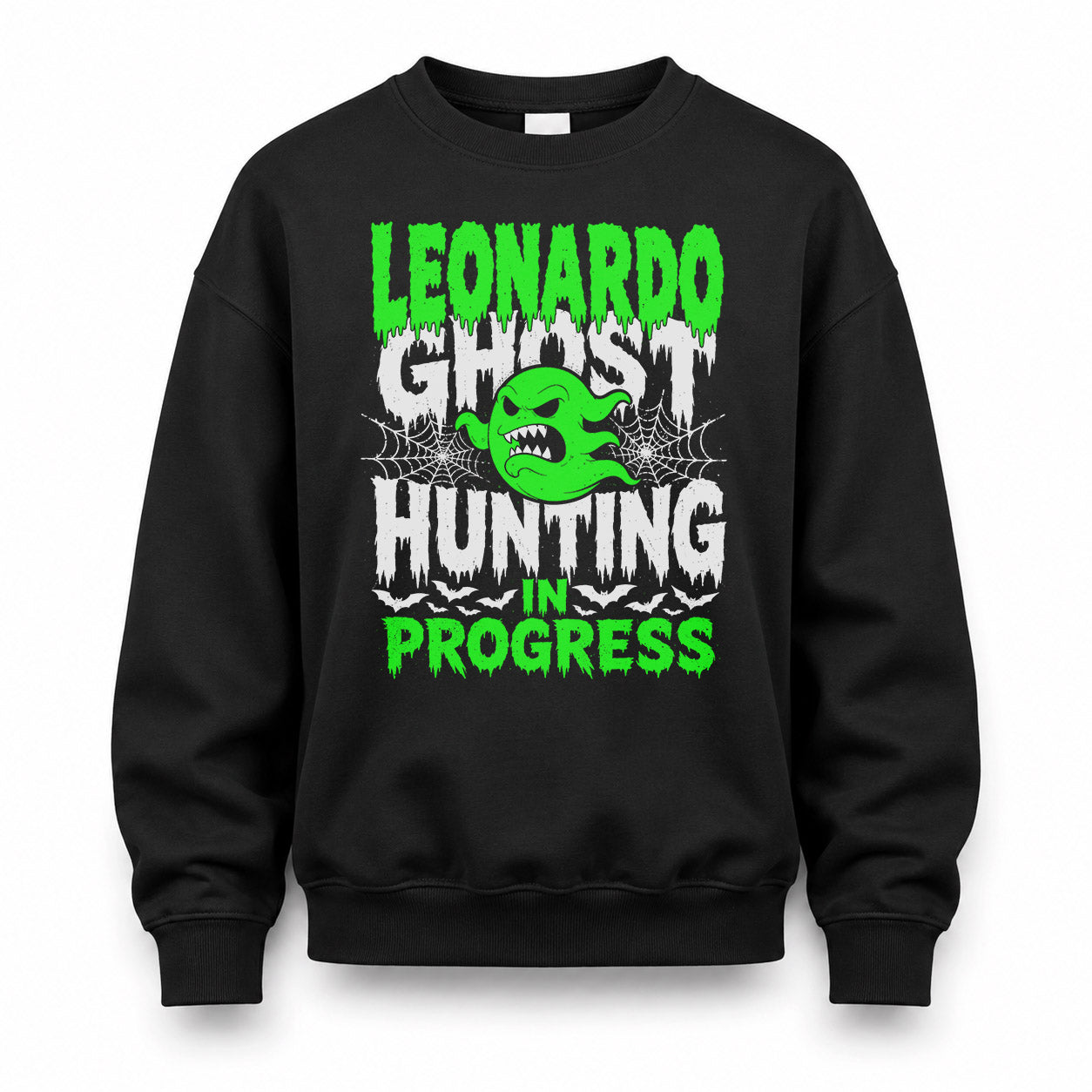 LEONARDO HW22-K06-109 - NAME Ghost Hunting In Progress Personalized Halloween Shirt