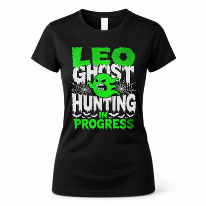 LEO HW22-K06-109 - NAME Ghost Hunting In Progress Personalized Halloween Shirt