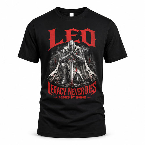 LEO HS90-K04-109 - NAME Legacy Never Dies Forged By Honor Personalized Knight