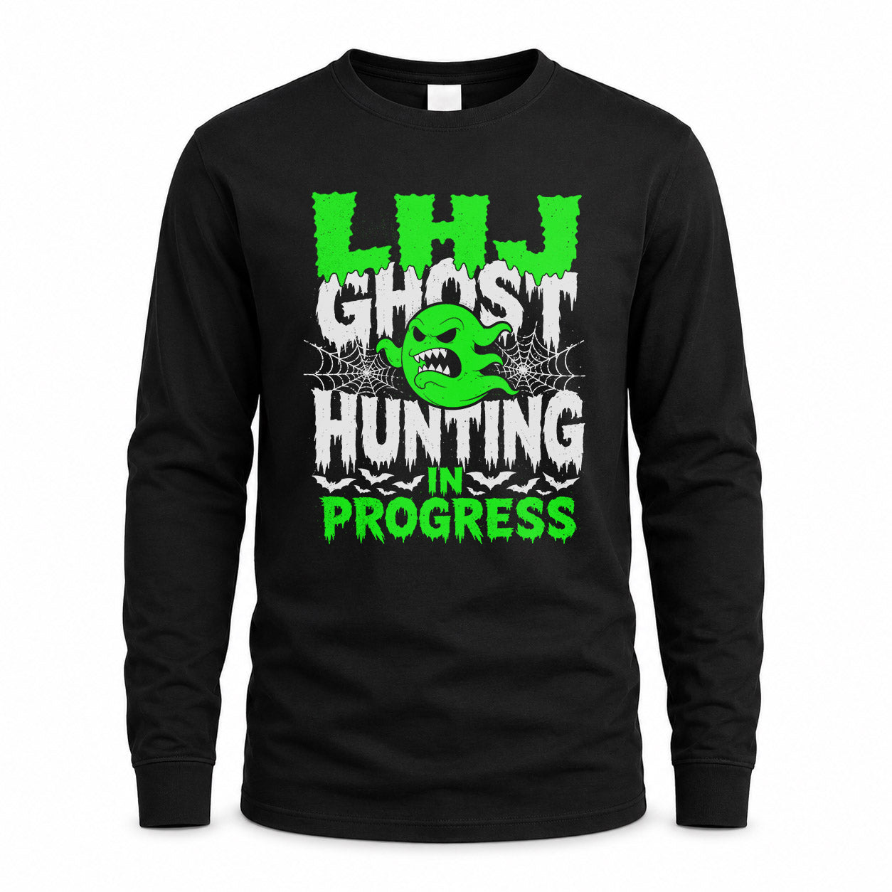 LHJ HW22-K06-109 - NAME Ghost Hunting In Progress Personalized Halloween Shirt