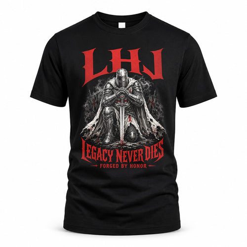 LHJ HS90-K04-109 - NAME Legacy Never Dies Forged By Honor Personalized Knight