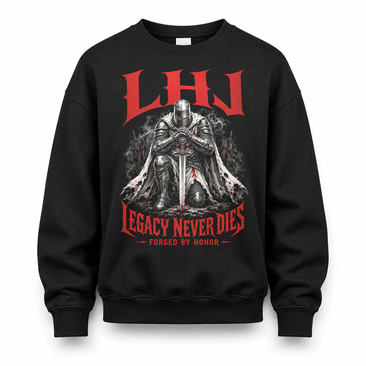 LHJ HS90-K04-109 - NAME Legacy Never Dies Forged By Honor Personalized Knight
