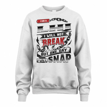 LHJ HP28-K4-129 – Personalized Name Quote T-Shirt “I Will Not Break, But One Day I Will Snap”
