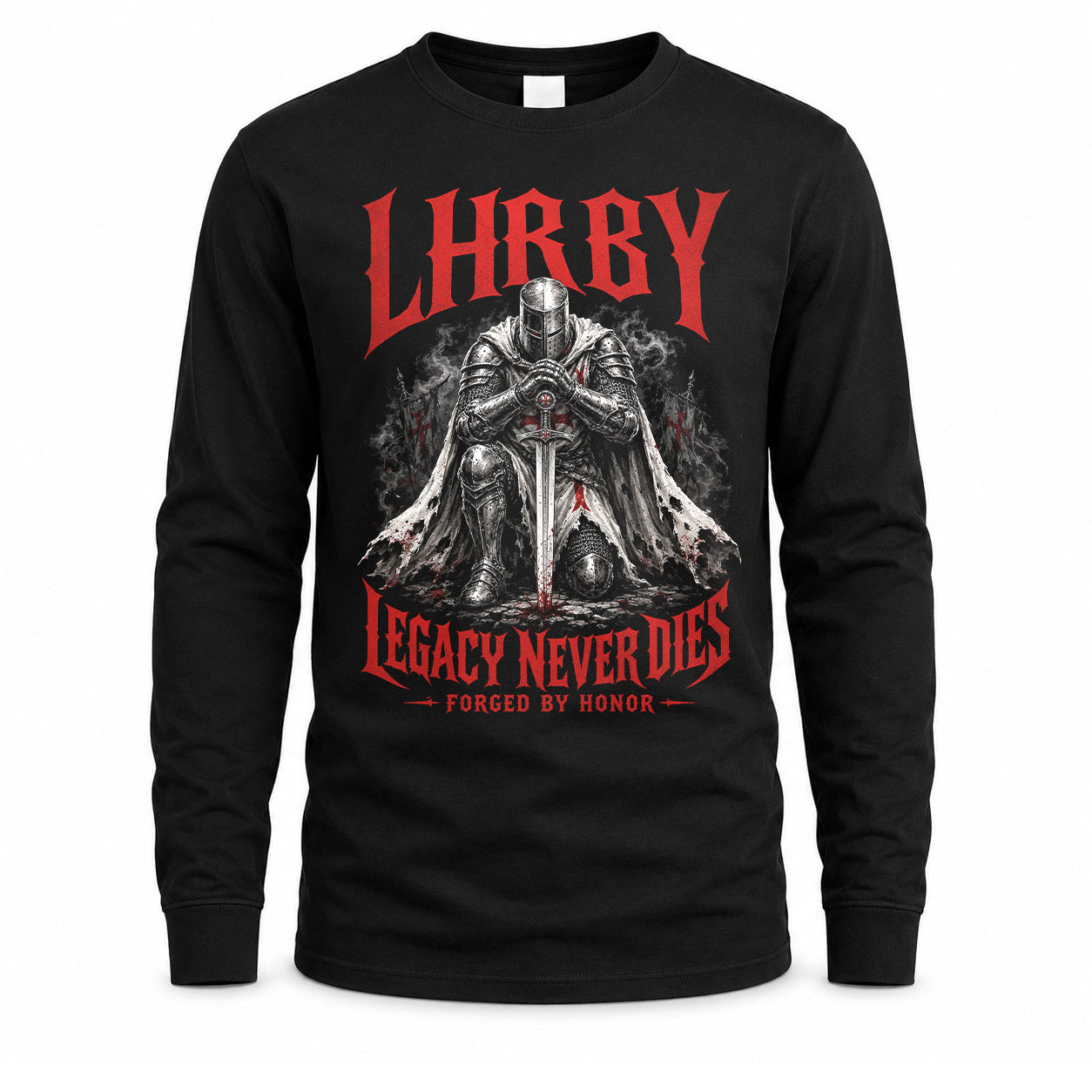 LHRBY HS90-K04-109 - NAME Legacy Never Dies Forged By Honor Personalized Knight