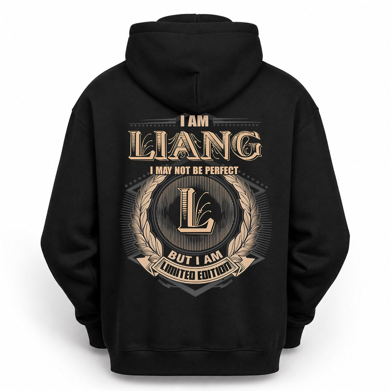 LIANG PH55-T25-Personalized Name Quote Apparel “I Am NAME May Not Be Perfect But I Am Limited Edition”