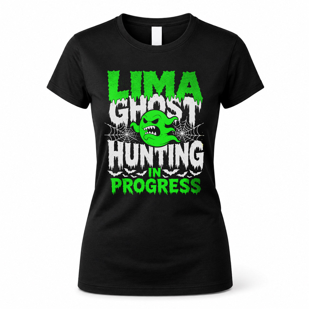 LIMA HW22-K06-109 - NAME Ghost Hunting In Progress Personalized Halloween Shirt