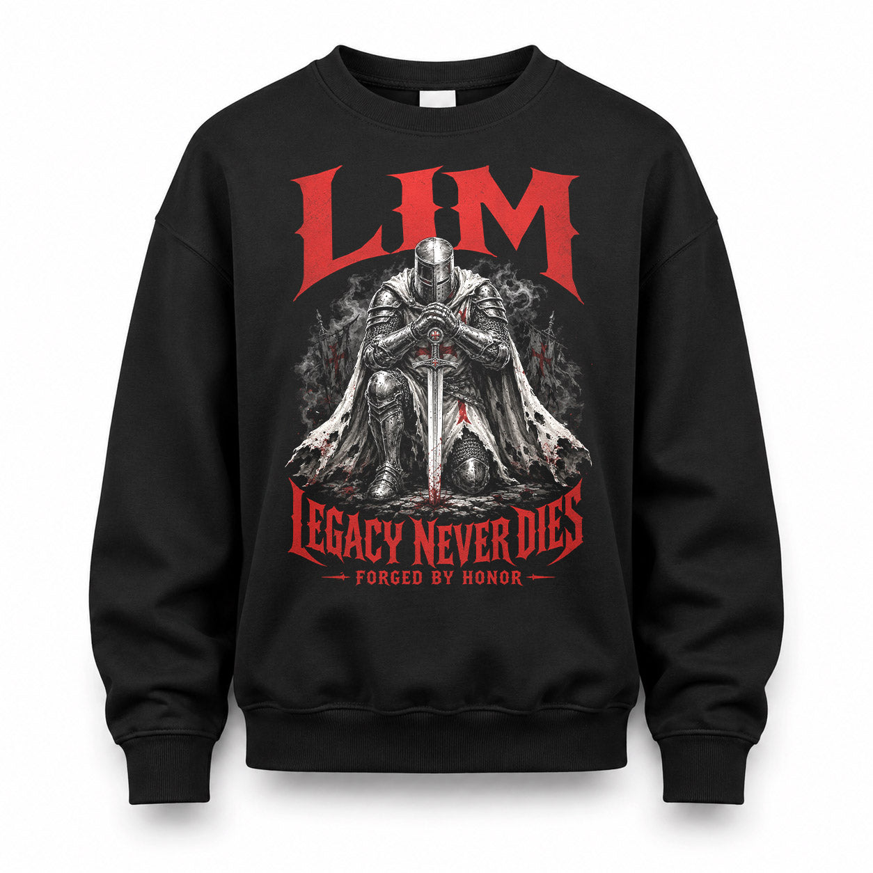LIM HS90-K04-109 - NAME Legacy Never Dies Forged By Honor Personalized Knight