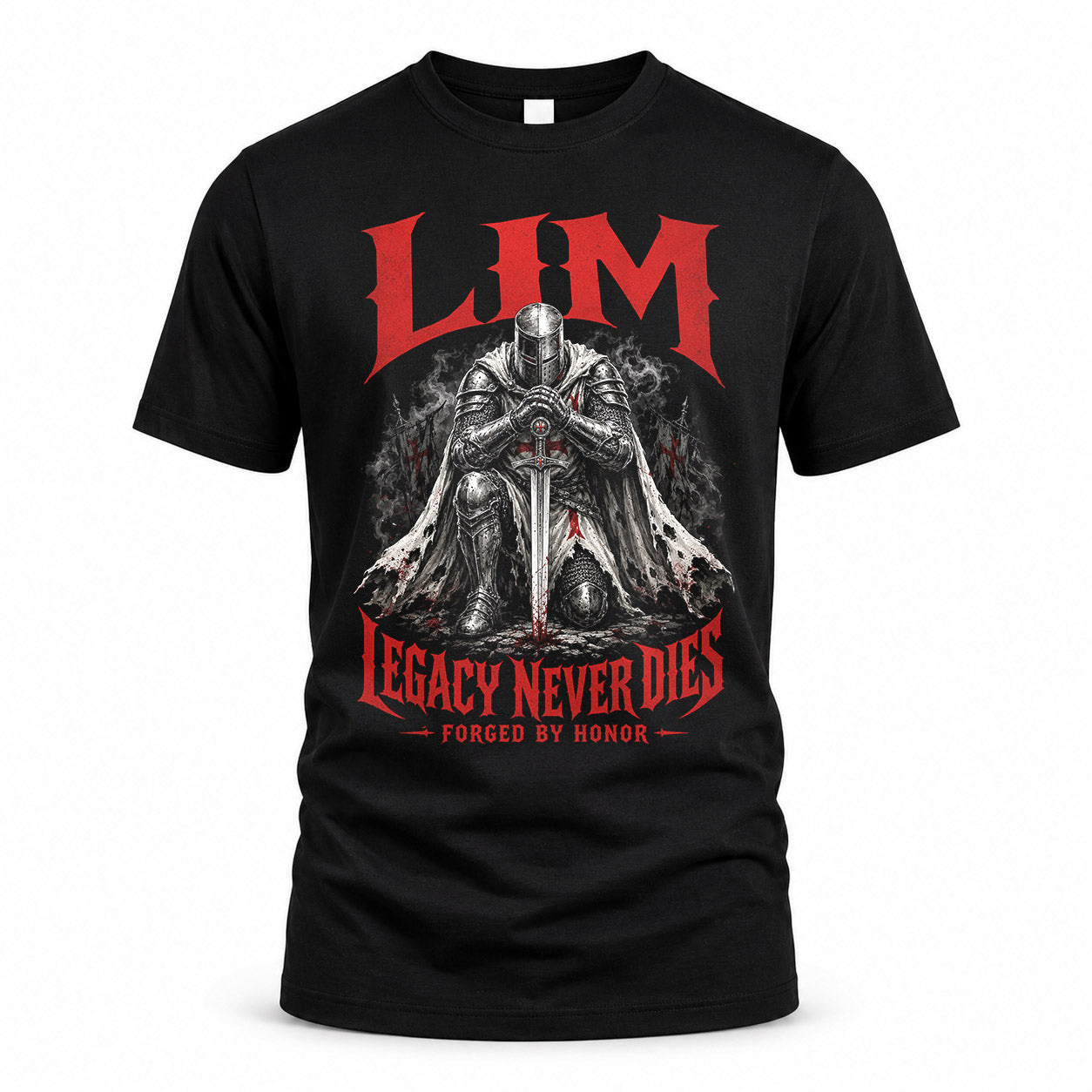 LIM HS90-K04-109 - NAME Legacy Never Dies Forged By Honor Personalized Knight