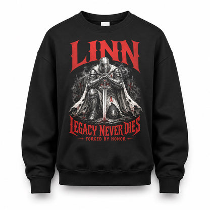LINN HS90-K04-109 - NAME Legacy Never Dies Forged By Honor Personalized Knight