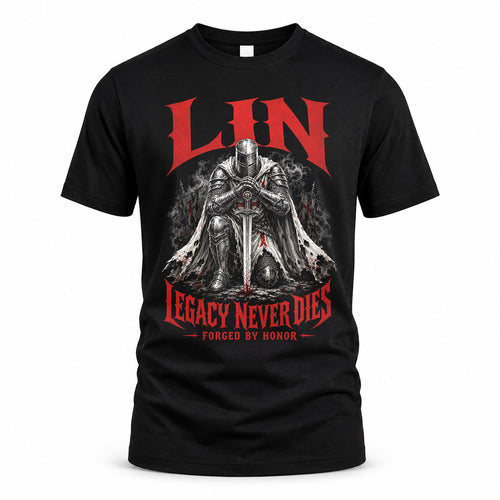 LIN HS90-K04-109 - NAME Legacy Never Dies Forged By Honor Personalized Knight